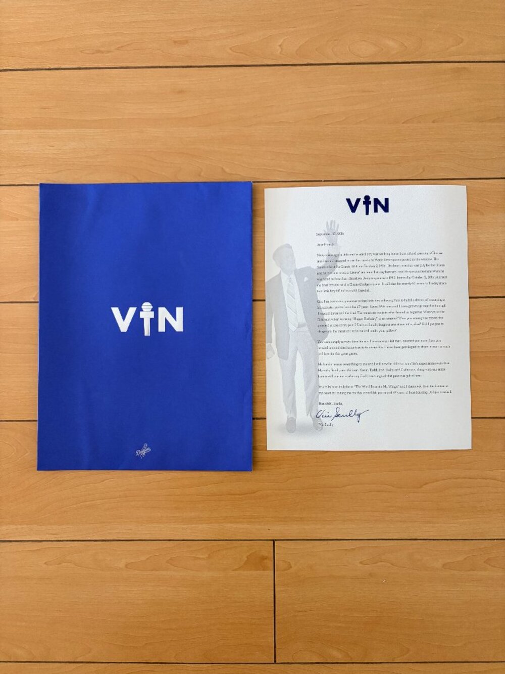 Vin Scully Dodgers Retirement Letter 2016